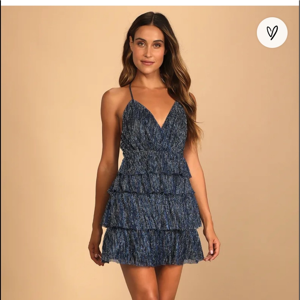 NWT Metallic dress from LULUs